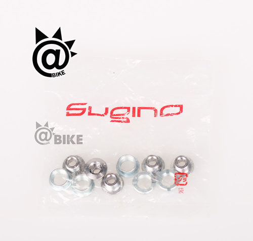 @BIKE FIXED GEAR 日本SUGINO 高强度自行车牙盘曲柄 单速 盘钉