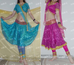 民族服装 演出服装 印度舞 印度服装 鸿舞衣印度1425舞蹈服装