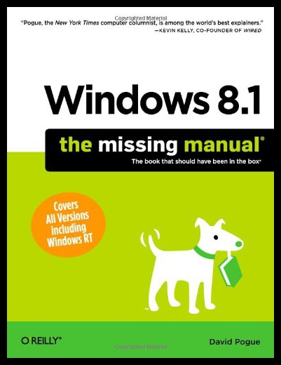 【预售】Windows 8.1: The Missing Manual