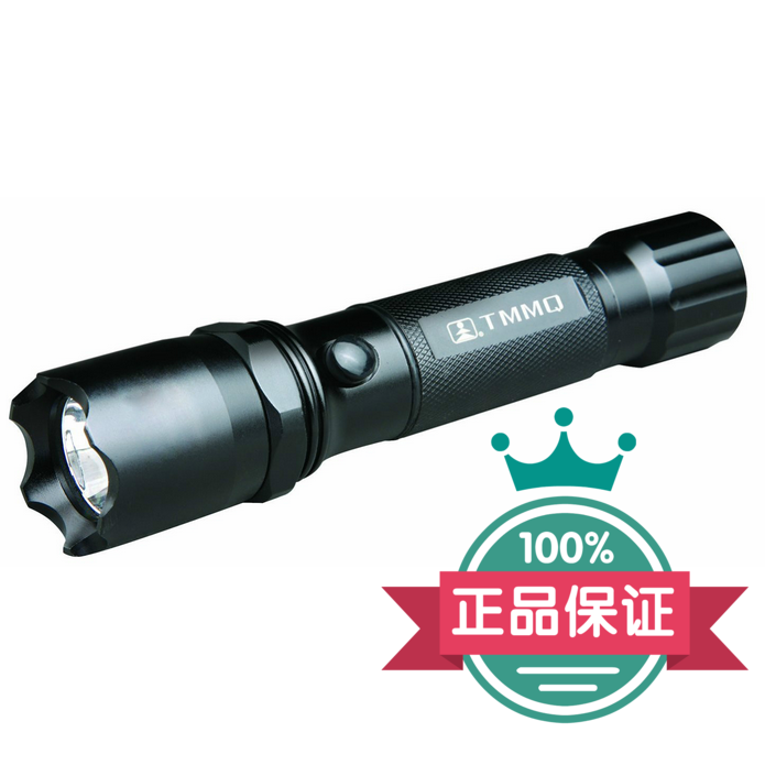 批发天球正品K110 黑色航空铝合金LED强光手电筒充电三档调光
