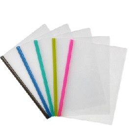 A4拉杆夹63113抽杆夹塑料资料册报告夹文件夹文件袋加厚档案夹5个/包