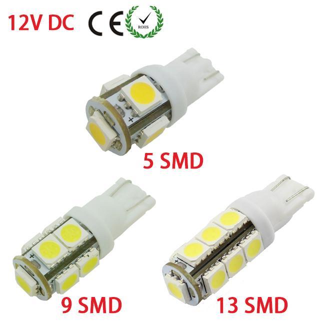 LED T10插泡 5050灯珠汽车示宽灯阅读灯牌照灯泡12V 24V 耐高温