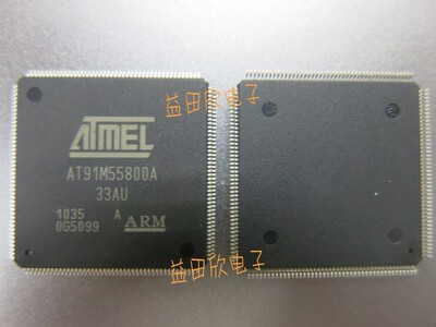 AT91M55800A-33AU  AT91M55800 	ATMEL QFP 品质保障