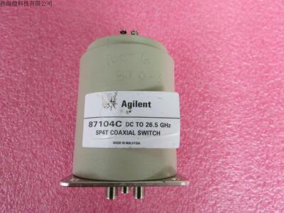 87104C HP DC-26.5GHz SP4T 24V TTL 单刀四掷射频微波同轴开关