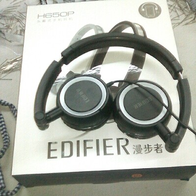 Edifier/漫步者 H650P耳机头戴式电脑游戏手机耳麦语音带麦克风潮