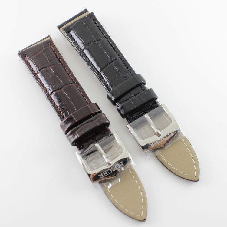 Original POSCER Bao Shijie M-3012 men and women black brown genuine leather watch band 3012 Watch chain beltin the Wristwatch , Fitting  category - from Buy2taobao.com to provide professional Taobao agent buy service