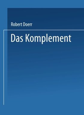 【预订】Das Komplement