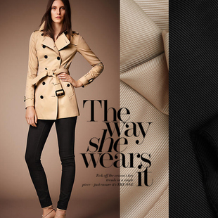 风衣外套好料/真丝布料面料/60姆丝棉横罗/109元/米今天只卖55