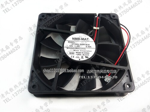 4710KL-04W-B30 全新原装NMB 12CM12025 12V0.36A 双滚珠散热风扇 - 封面