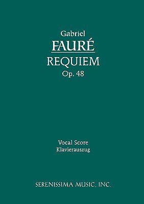 【预售】Requiem, Op. 48 - Vocal Score