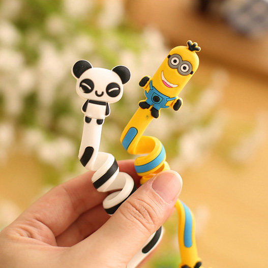 韩国创意超萌小黄人耳机长条绕线器电线收纳整理集线器理线绑线带在类目 3C数码配件, 数码包/收纳/整理, 耳机绕线器中 - 来自Buy2taobao.com提供专业的淘宝代购服务