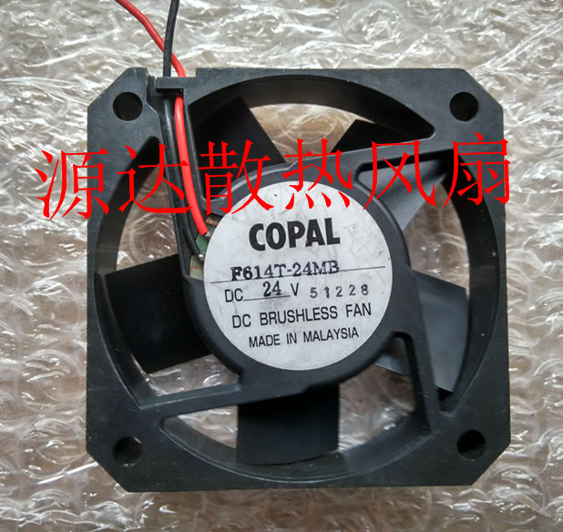 原装现货COPAL F614T-24MB 24V 6015机箱显卡散热器风扇