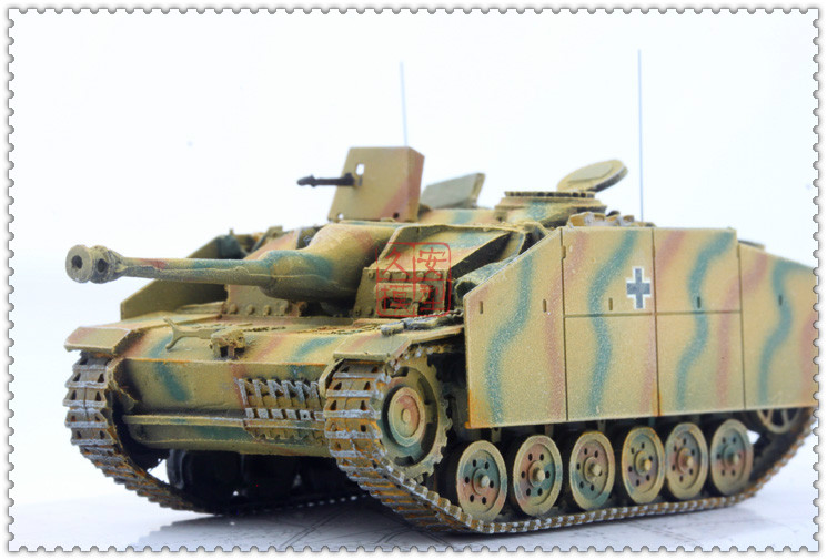 49-cm stug iii 3式自行突击炮g型后期 二战1944迷彩