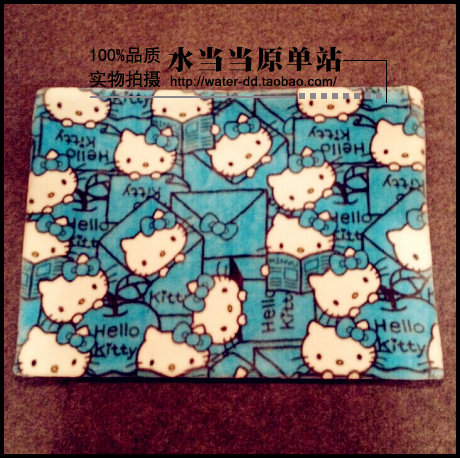 出口日本蓝莓hello kitty可爱个性秋冬拉舍尔毛毯睡毯休闲毯子