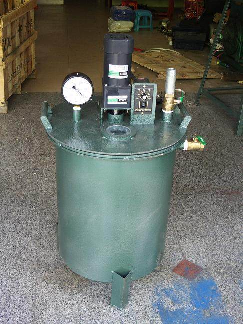 圆形真空搅拌桶脱泡桶消泡桶内部400直径*500高 带120w搅拌电机