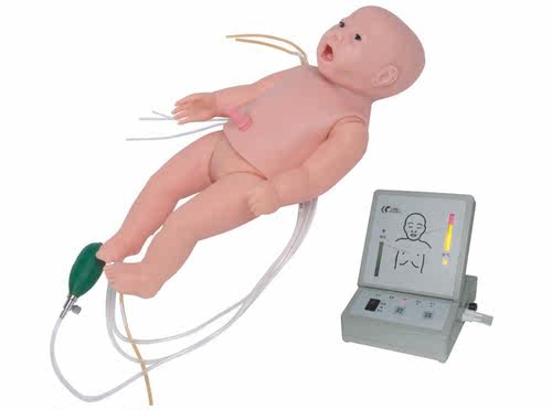 全功能新生儿高级模拟人FT335新生儿心肺复苏模型气管插管婴儿