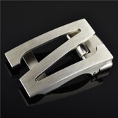腰带头配件3.3 316纯钢扣不锈钢自动扣头皮带头 防过敏男士 3.5cm