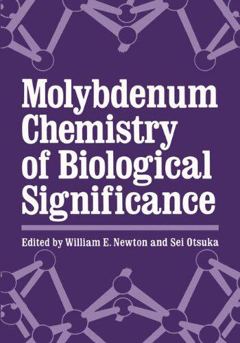 【预售】Molybdenum Chemistry of Biological Significance