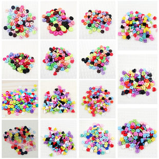 Qiaoyou easy -to -cloth fairy tales mini resin button mini -buckle large collection of multiple installations