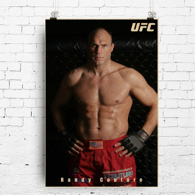 UFC海报 Randy Couture 兰迪·库卓 美国队长 兰迪·寇图尔 MMA