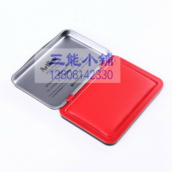 日本正品旗牌红色金属快干印台/金属印章专用印台/日本印章/EHP-2