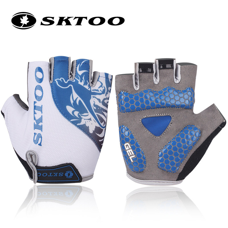 Gants de cyclisme mixte SKTOO - Ref 2240441 Image 1