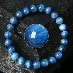 Natural aquamarine bracelet bracelets fashion jewelry women men''s sky blue cat''s eye effect customer benefits