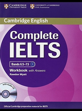 【预售】Complete Ielts Bands 6.5 7.5 Workbook with Answer