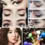 Quên tay cosplay một màu kẻ mắt chính hãng tím xanh xanh nâu nâu đen - Bút kẻ mắt vẽ line mắt