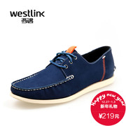 West fall 2015 new shoe trends in Europe and America casual soft leather contrast color lace round head low cut men shoes