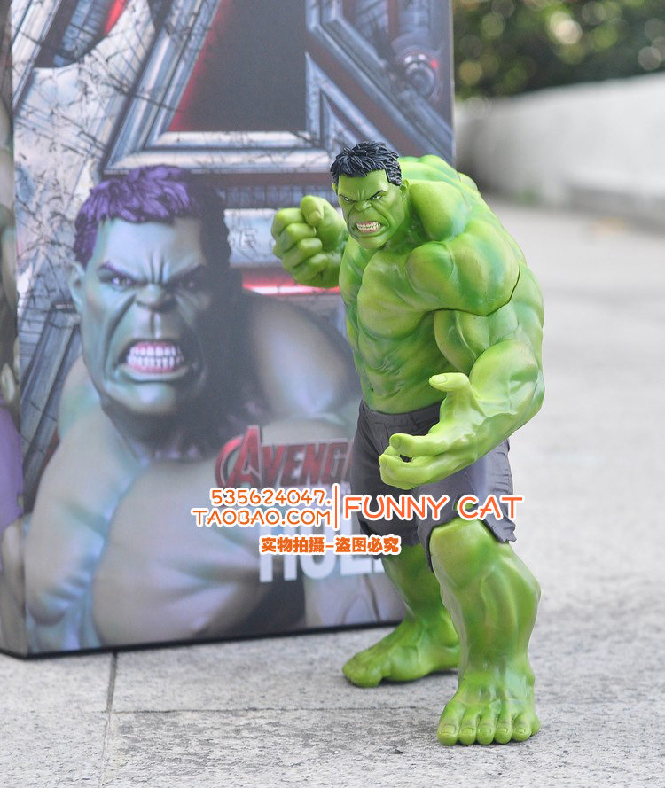 crazy toys 复仇者联盟 绿巨人浩克 10寸 拼装手办公仔摆件现货