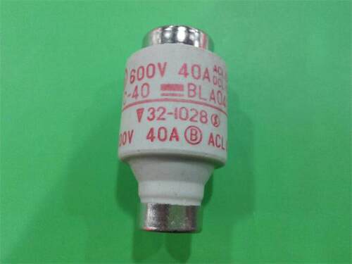 BLA040 日本富士FUJI栓形C-40熔断器保险丝 40A300V 600V ACL100
