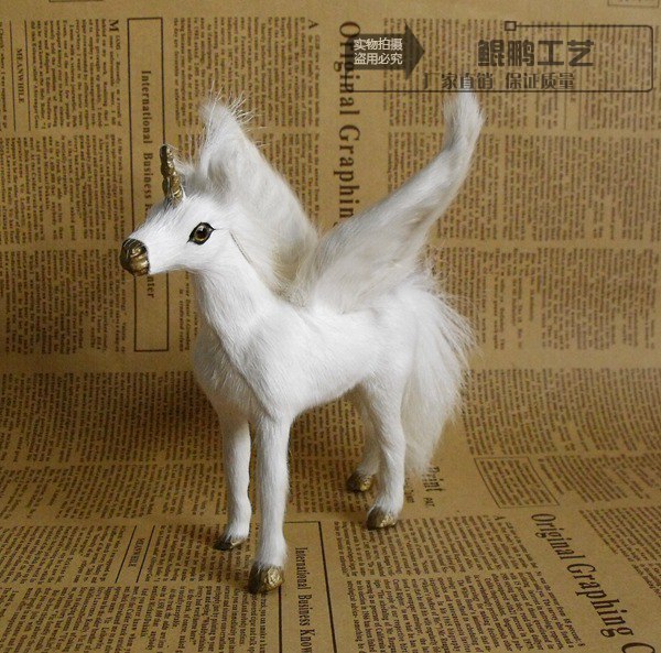 小号独角兽场景布置橱窗陈列品