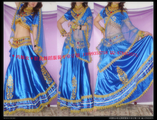 民族服装 鸿舞衣印度舞蹈服装 演出服装 印度服装 印度舞 肚皮舞蹈