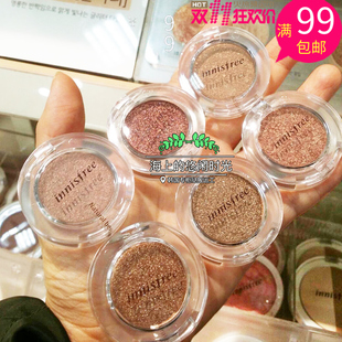 到期清仓 韩国专柜悦诗风吟老款单色眼影 圆形哑光 微闪大地色