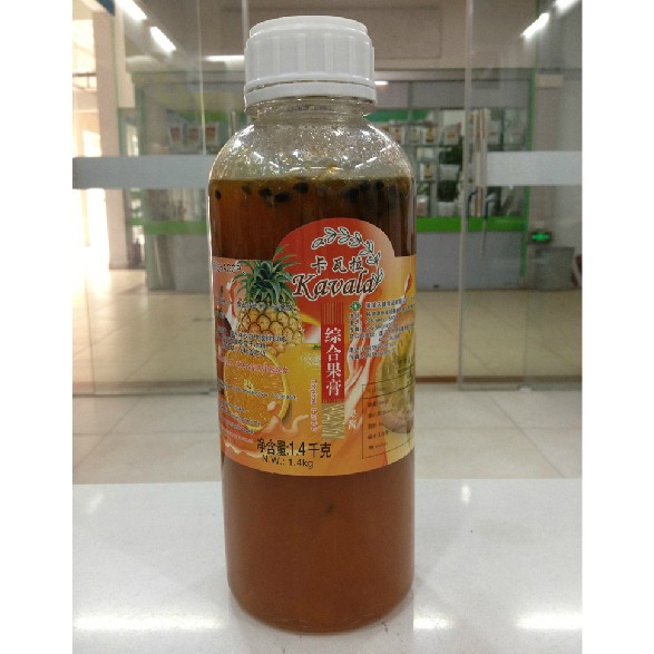 卡瓦拉综合果膏/果酱包邮 85度C热带水果茶 奶茶店专用原料1.4kg