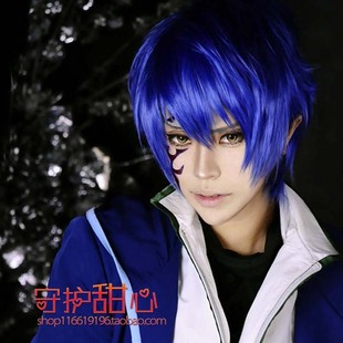 包邮甜心家妖精的尾巴杰拉尔·费尔南迪斯反翻翘短发cosplay假发