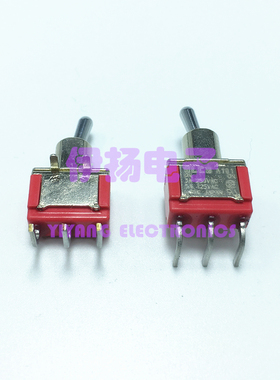 ALCOSWITCH日本原装进口钮子开关 3脚正弯2档 T8019型 A101