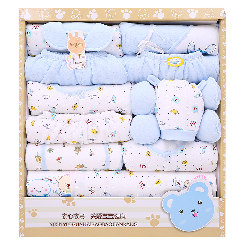 Coffret cadeau pour bébé - Vêtements + Fournitures - Ref 1951500 Image 1