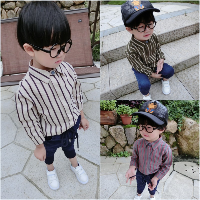 Chemise enfant à manche longue - Ref 2083660 Image 1