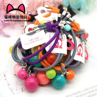 韩国发饰Aznavour正品 BEAUTE 大小小球皮筋发圈发绳头绳 GRAIN