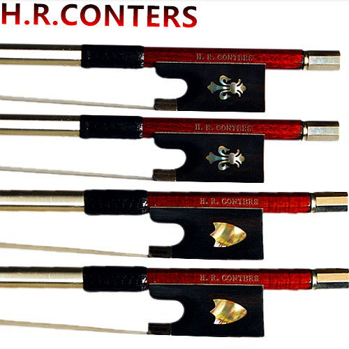 H.R.CONTERS/卡特斯 专业演奏考级小提琴弓 苏木碳纤维小提琴弓