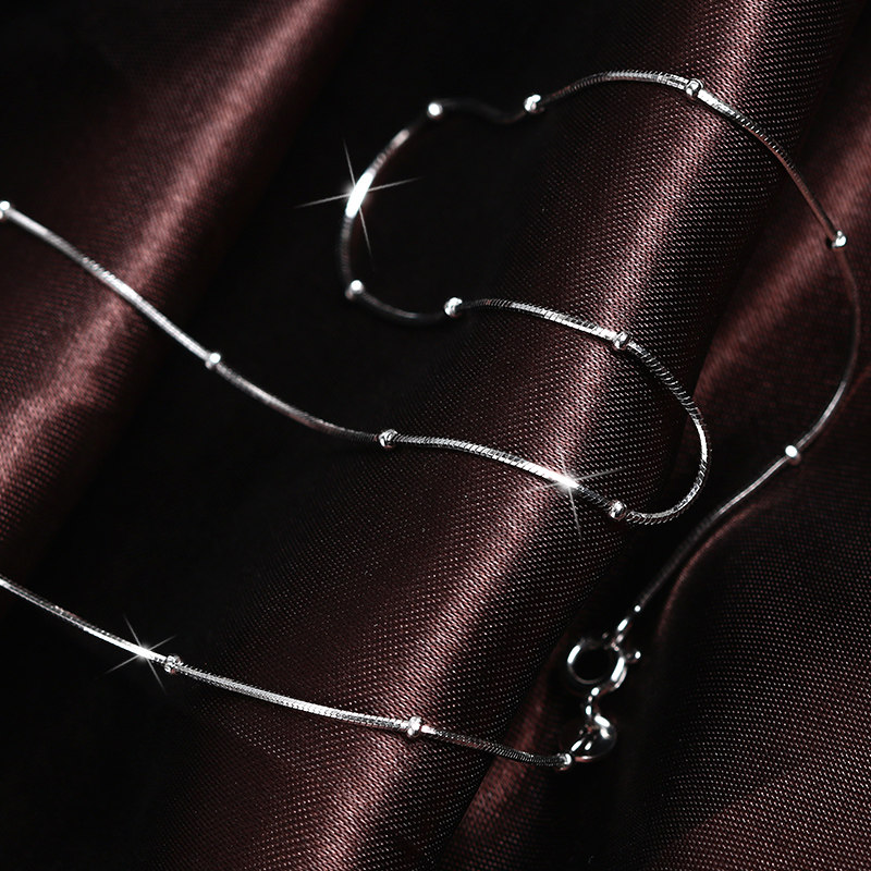 韓國風銀鏈子S925銀項鏈鎖骨鏈蛇骨鏈女頸鏈時尚首飾配飾短款配鏈在類目 飾品/流行首飾/時尚飾品新, 項鍊中 - 來自Buy2taobao.com提供專業的淘寶代購服務