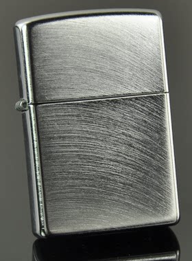 夜色zippo正品  弧形拉丝镀铬 24647