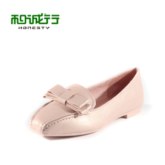 He Chenghang and fall 2015 new ladies comfort shoes leather women shoes 0770053