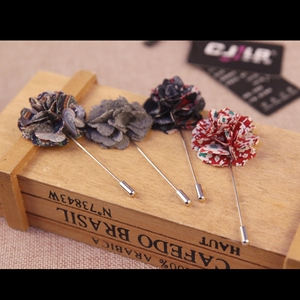 男士西装胸针胸花配饰西服礼服复古别针布艺潮流英伦新款包邮