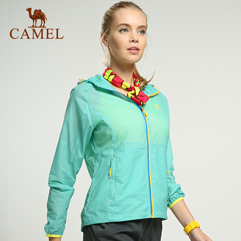 imperméable sport femme CAMEL en nylon - Ref 499403 Image 1