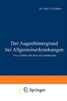 【预订】Der Augenhintergrund Bei Allgemeiner...