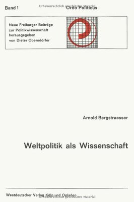 【预售】Weltpolitik ALS Wissenschaft: Geschichtliches ...