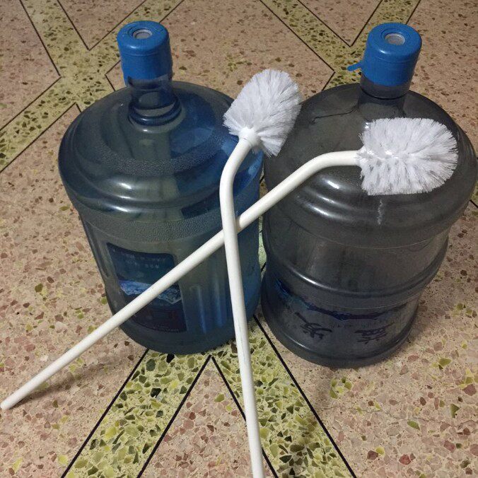 储水桶毛刷饮水机桶刷多用途清洁刷15L矿泉水水桶刷子去污无死角